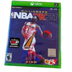 🗝️ NBA 2K21 XBOX One Game Zion Williamson  - Factory Sealed